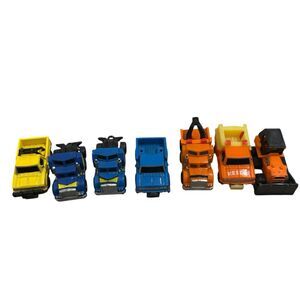 VINTAGE Micro Machines Work Lot of 7: Construction Truck Digger Galoob 80s 90s